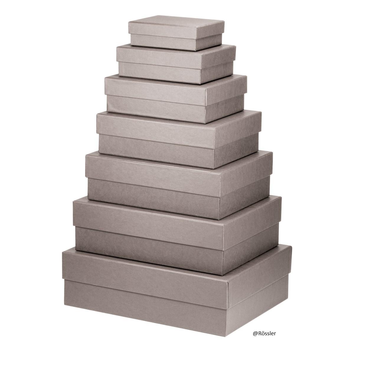 Geschenkschachteln 7er Set Taupe